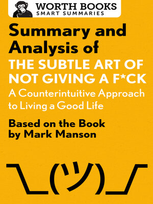 cover image of Summary and Analysis of the Subtle Art of Not Giving a F*ck